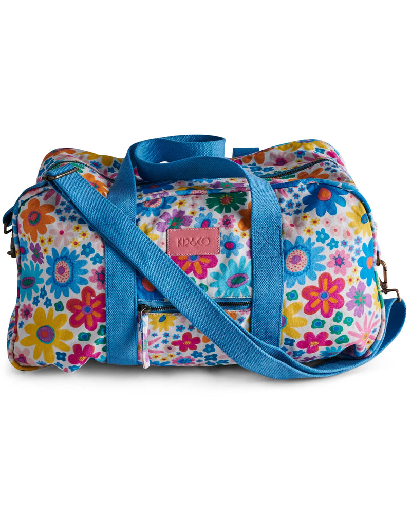 Rainbow Flowers Duffle Bag