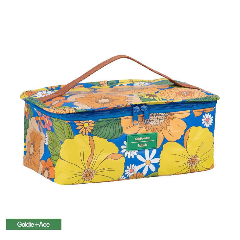 Toiletry Stash Bag Goldie + Ace x Kollab Zoe Floral