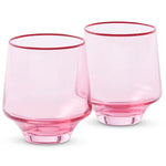 Rose With A Twist Tumbler Glass 2P Set