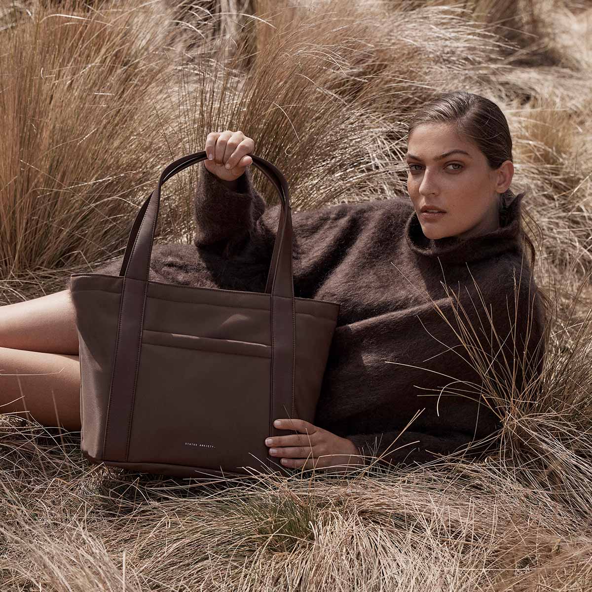 Mikah Recycled Bag - Truffle