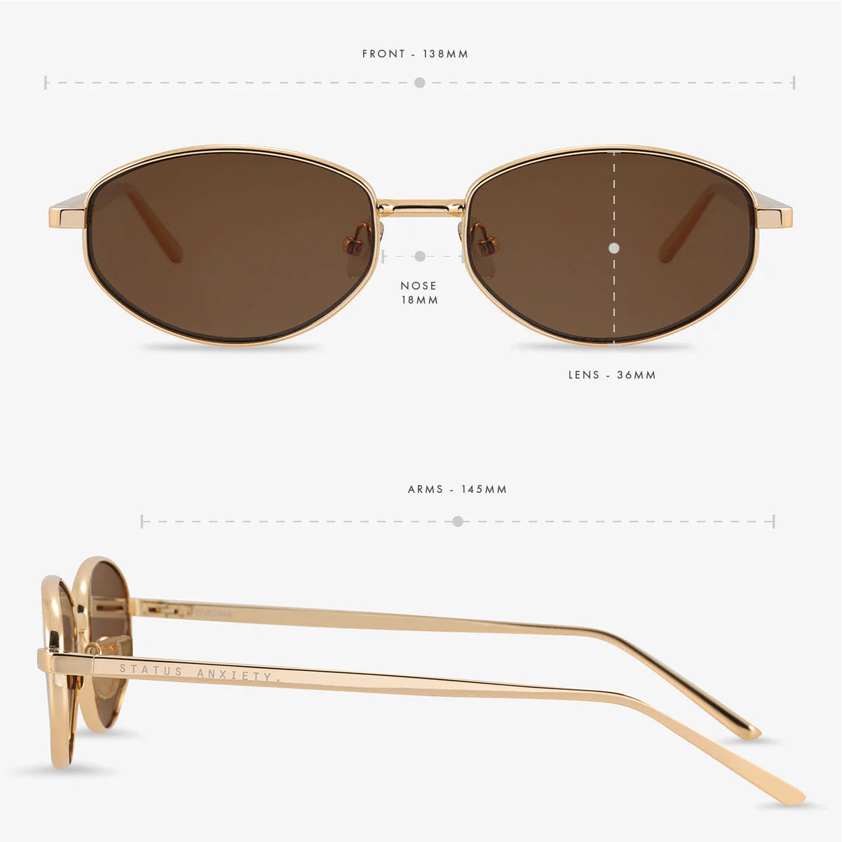 Enigma Sunglasses - Gold