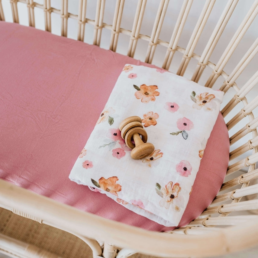 Snuggle Hunny Fitted Jersey Bassinet Sheets
