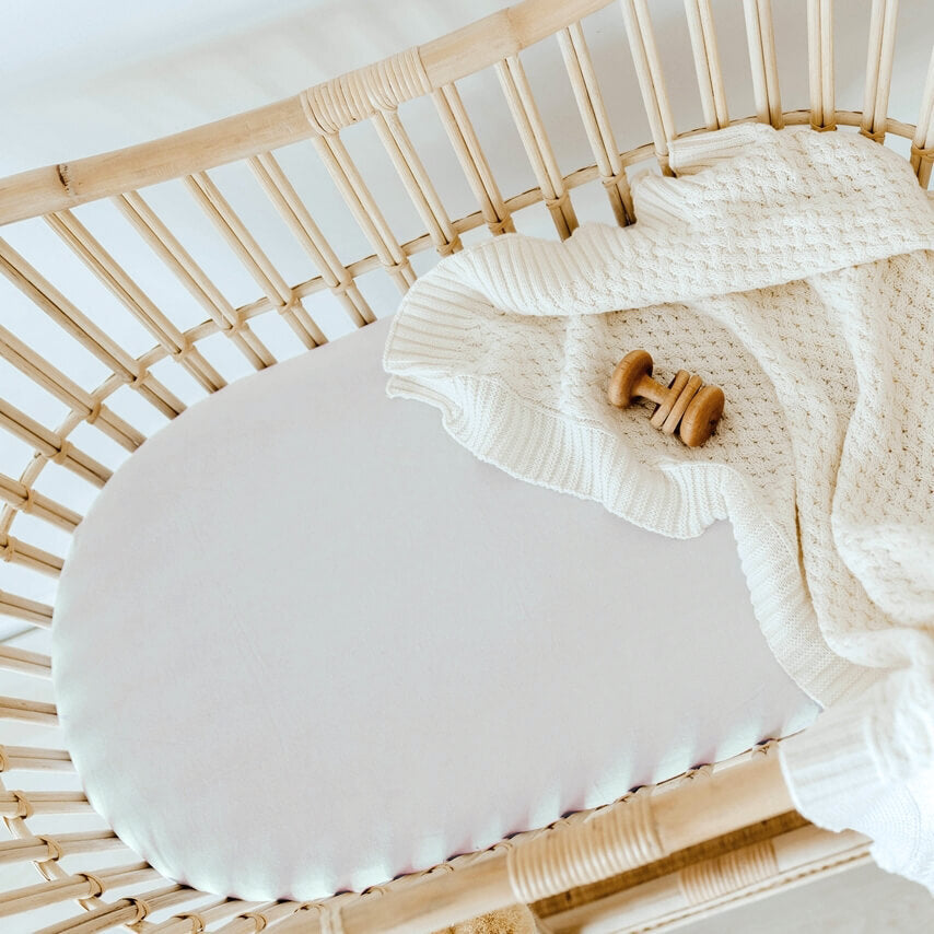 Snuggle Hunny Fitted Jersey Bassinet Sheets