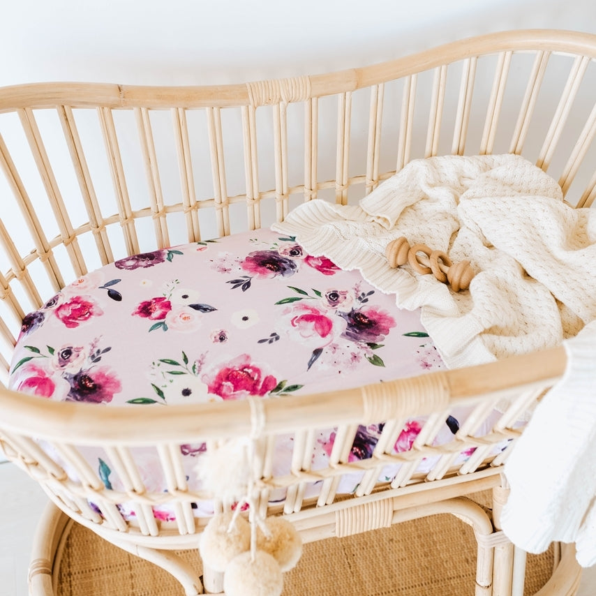 Snuggle Hunny Fitted Jersey Bassinet Sheets