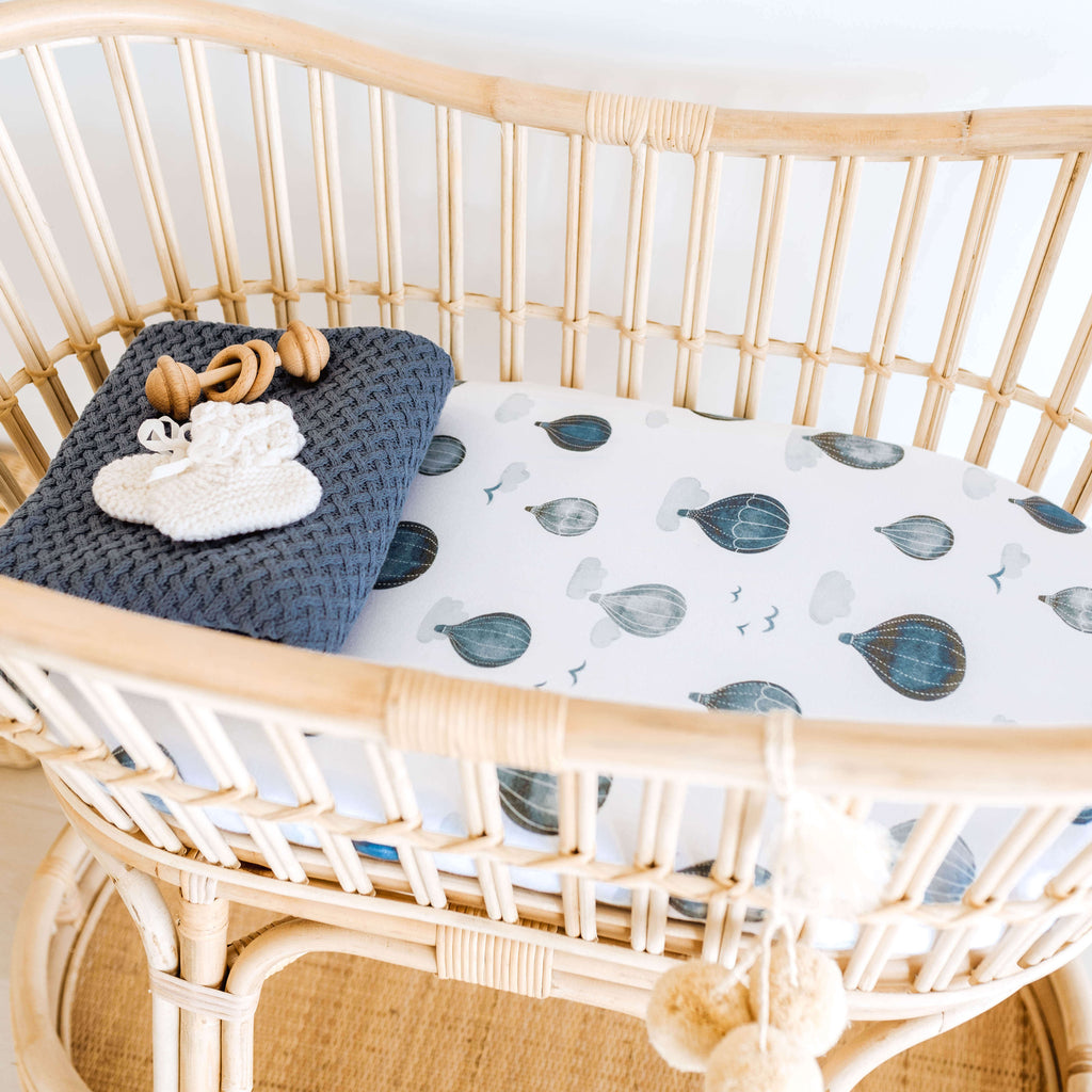 Snuggle Hunny Fitted Jersey Bassinet Sheets