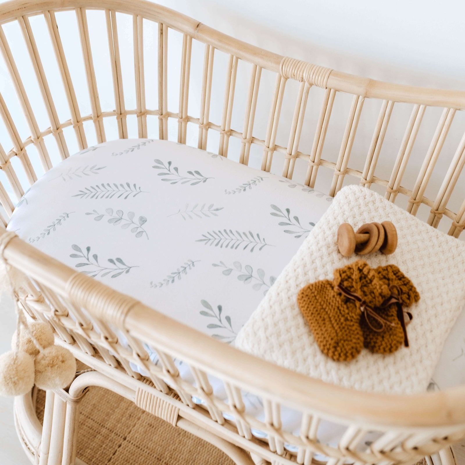 Snuggle Hunny Fitted Jersey Bassinet Sheets