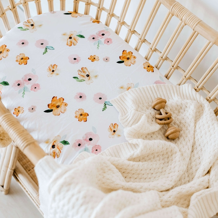 Snuggle Hunny Fitted Jersey Bassinet Sheets