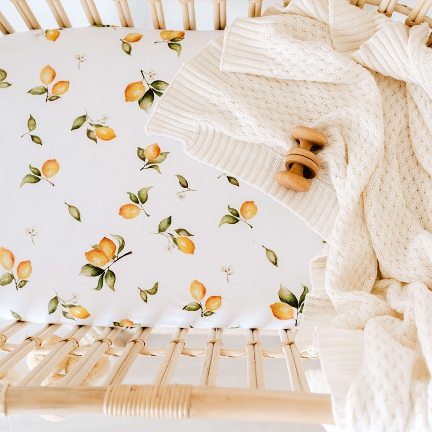 Snuggle Hunny Fitted Jersey Bassinet Sheets