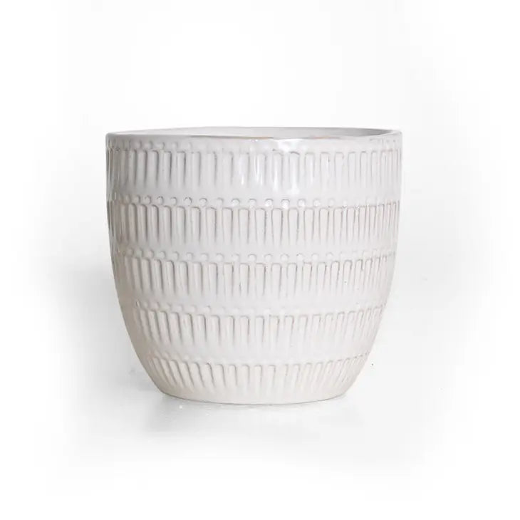 White Ceramic Pot