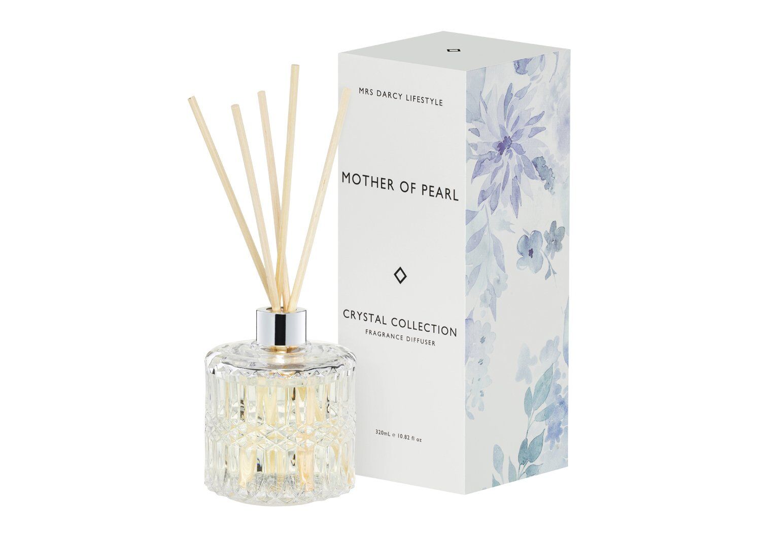 Mother Of Pearl Diffuser - Lemongrass + Coconut