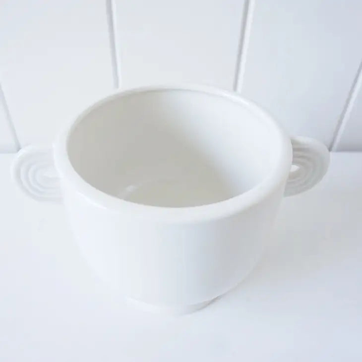 White Pot Planter