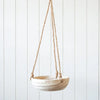 Timber hanging pot