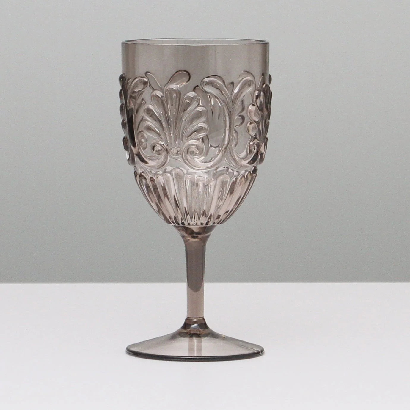 Flemington Acrylic Wine Glass -Smoke