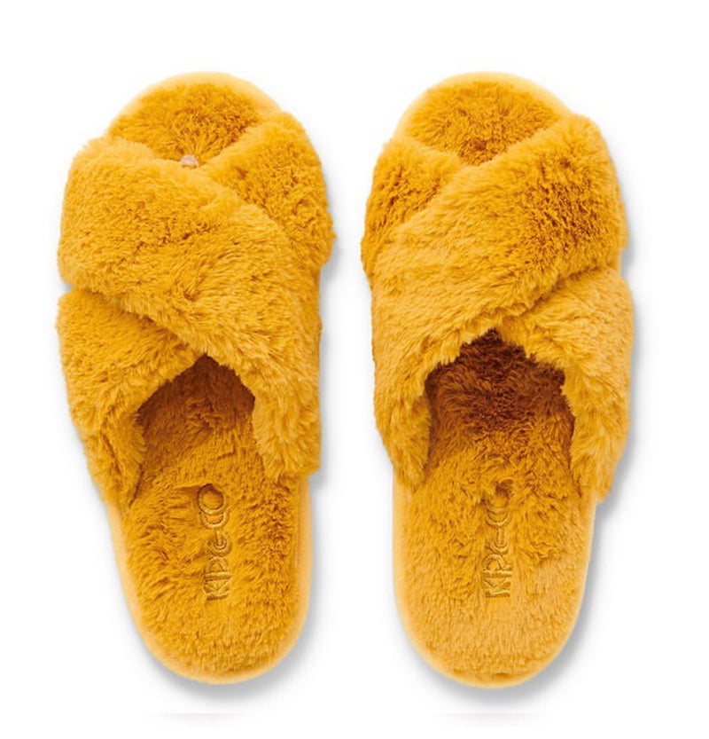 Sunshine Yellow Mellow Adult Slippers