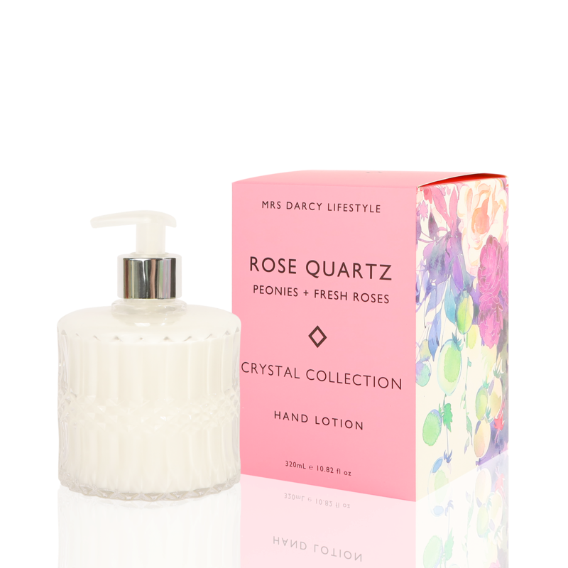 Rose Quartz - Hand Lotion - Peonies + Fresh Roses