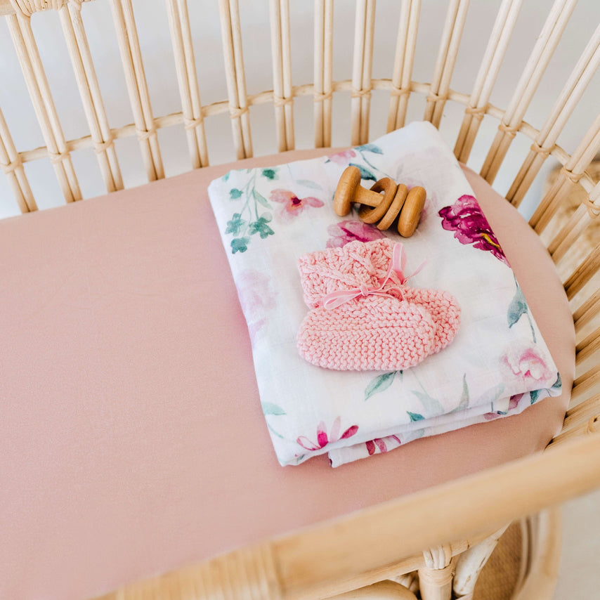 Snuggle Hunny Fitted Jersey Bassinet Sheets