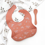 Silicone Catch Bib & Spoon Set - Limited CHRISTMAS Edition