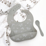 Silicone Catch Bib & Spoon Set - Limited CHRISTMAS Edition